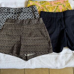 Bundle of 4 size 0 women's shorts